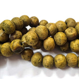 Wood Beads Natural Size about 15mm Sold By Per Line/Strands, About 30 Pcs in a Line