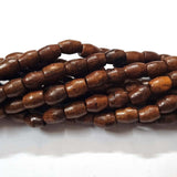 Wood Beads Natural Size about 9x8mm Sold By Per Line/Strands, About 44 Pcs in a Line