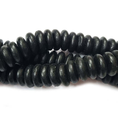 Wood Beads Natural Size about 17x7mm Sold By Per Line/Strands, About 66 Pcs in a Line