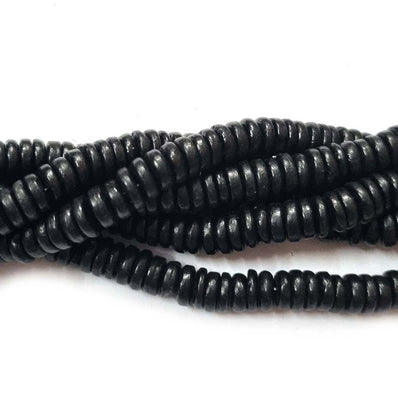 Wood Beads Natural Size about 8x3mm Sold By Per Line/Strands, About 140 Pcs in a Line