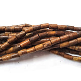 Wood Beads Natural Size about 5x7mm Sold By Per Line/Strands, About 55 Pcs in a Line