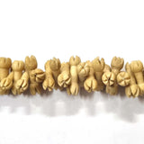 Natural Bone Beads Natural Size about 6x25mm Sold By Per Line/Strands, About 80 Pcs in a Line