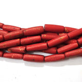 Natural Bone Beads Natural Size about 9x25mm Sold By Per Line/Strands, About 17 Pcs in a Line
