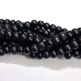 Wood Beads Natural Size about 8mm Sold By Per Line/Strands, About 62 Pcs in a Line