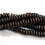 Wood Beads Natural Size about 11x4mm Sold By Per Line/Strands, About 100 Pcs in a Line