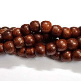 Wood Beads Natural Size about 12mm Sold By Per Line/Strands, About 40 Pcs in a Line