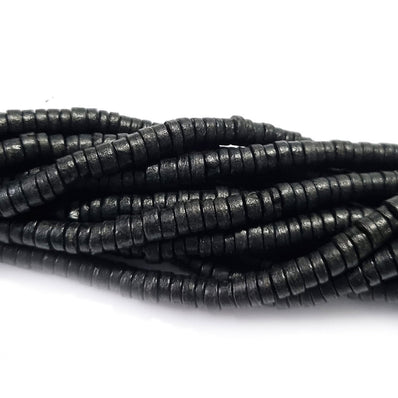 Wood Beads Natural Size about 6x2mm Sold By Per Line/Strands, About 170 Pcs in a Line