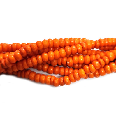 Antique NATURAL BONE BEADS NATURAL SIZE ABOUT 6x4MM SOLD BY PER LINE/STRANDS, ABOUT 125 PCS IN A LINE