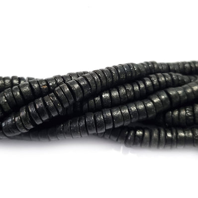 Wood Beads Natural Size about 8x2mm Sold By Per Line/Strands, About 160 Pcs in a Line