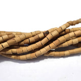Wood Beads Natural Size about 5x5mm Sold By Per Line/Strands, About 80 Pcs in a Line