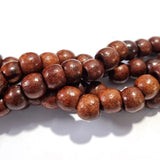 Wood Beads Natural Size about 13x11mm Sold By Per Line/Strands, About 40 Pcs in a Line