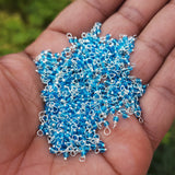 LOREAL CHARMS FOR JEWELRY MAKING' SILVER POLISHED ADORNMENT PACK OF 500/PCS