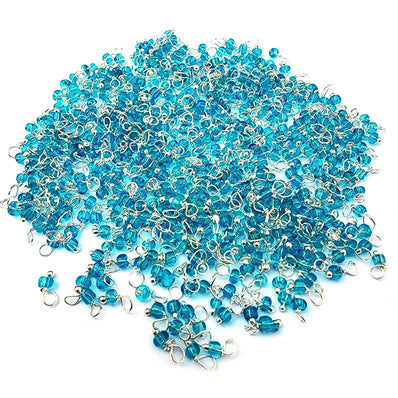 LOREAL CHARMS FOR JEWELRY MAKING' SILVER POLISHED ADORNMENT PACK OF 500/PCS