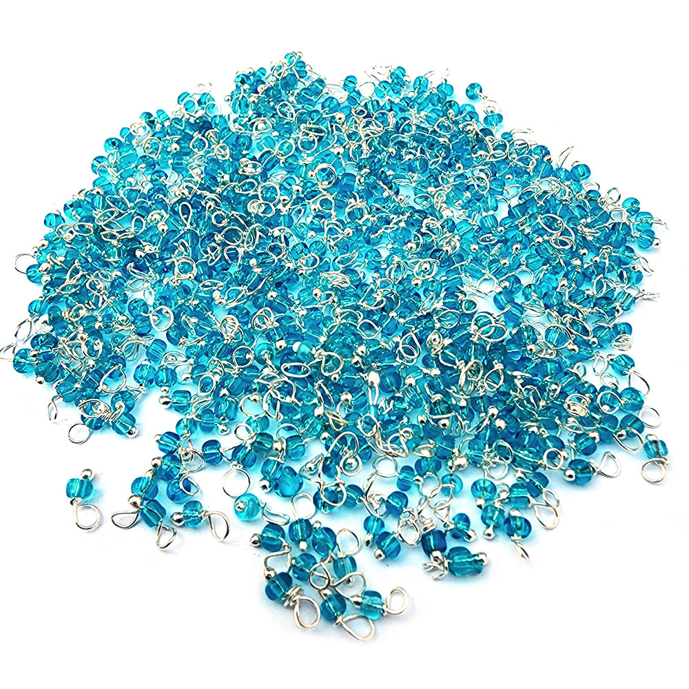 LOREAL CHARMS FOR JEWELRY MAKING' SILVER POLISHED ADORNMENT PACK OF 500/PCS
