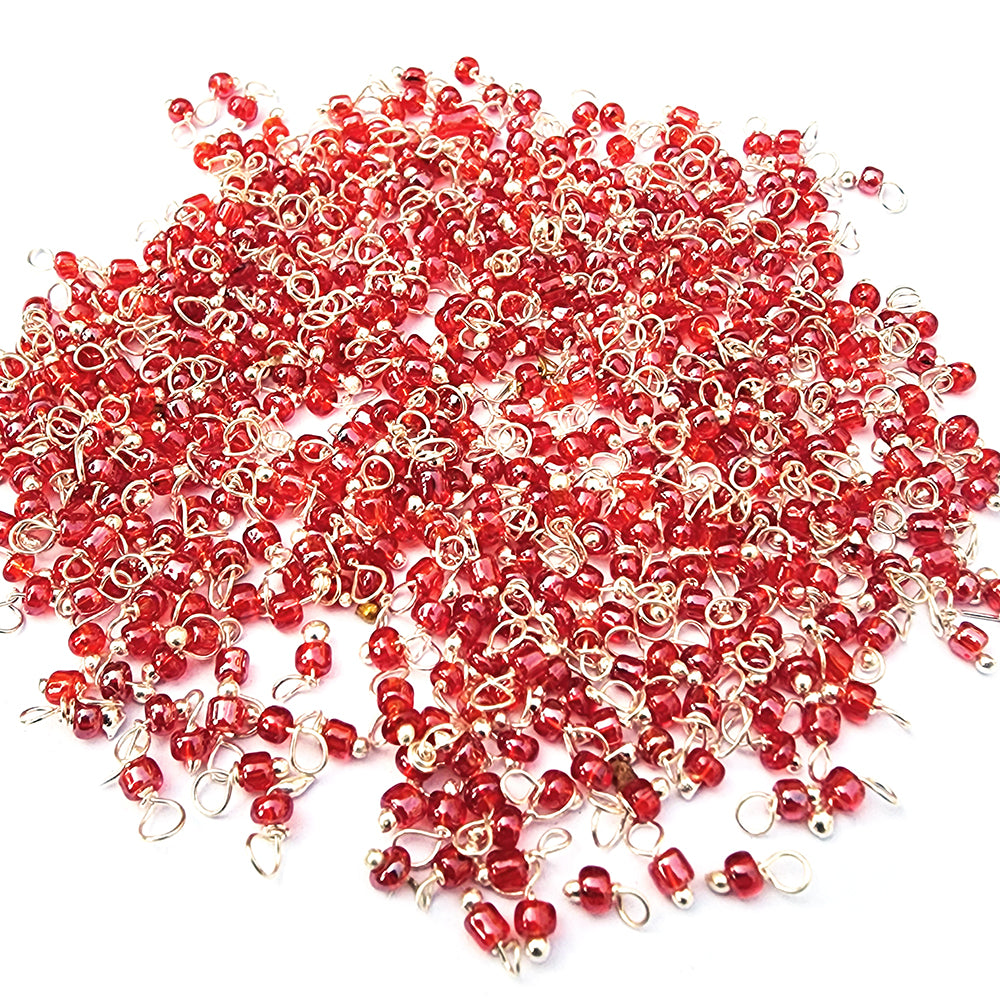 LOREAL CHARMS FOR JEWELRY MAKING SILVER POLISHED ADORNMENT PACK OF 500/PCS