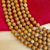 8mm, Bamboo leaf semi precious beads Jewelry Making, Natural and authentic Gemstone Beads