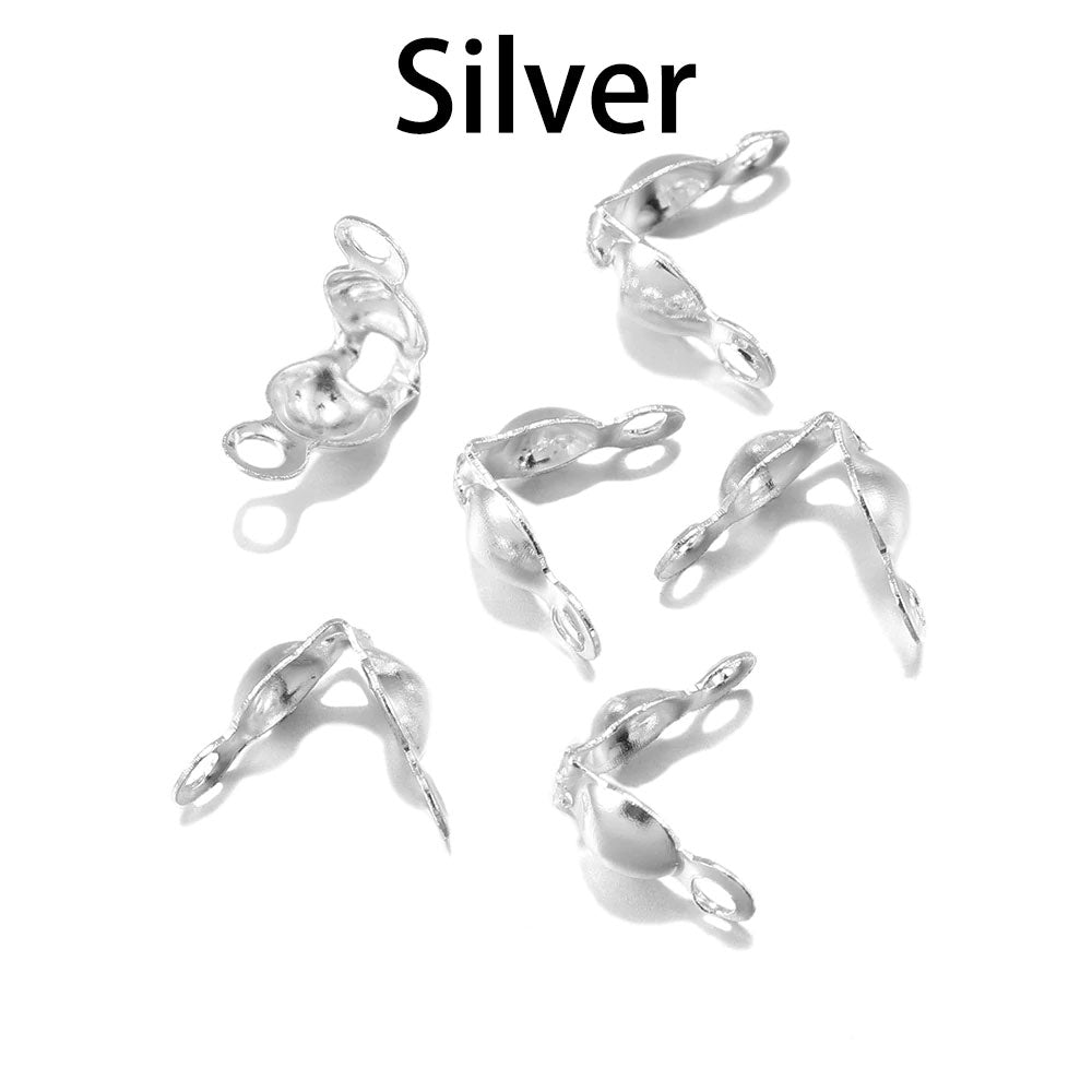 Tips CHARLOTTE CRIMPS  (4-8 mm) Sold By 50 Pieces Pack (Double loop)
