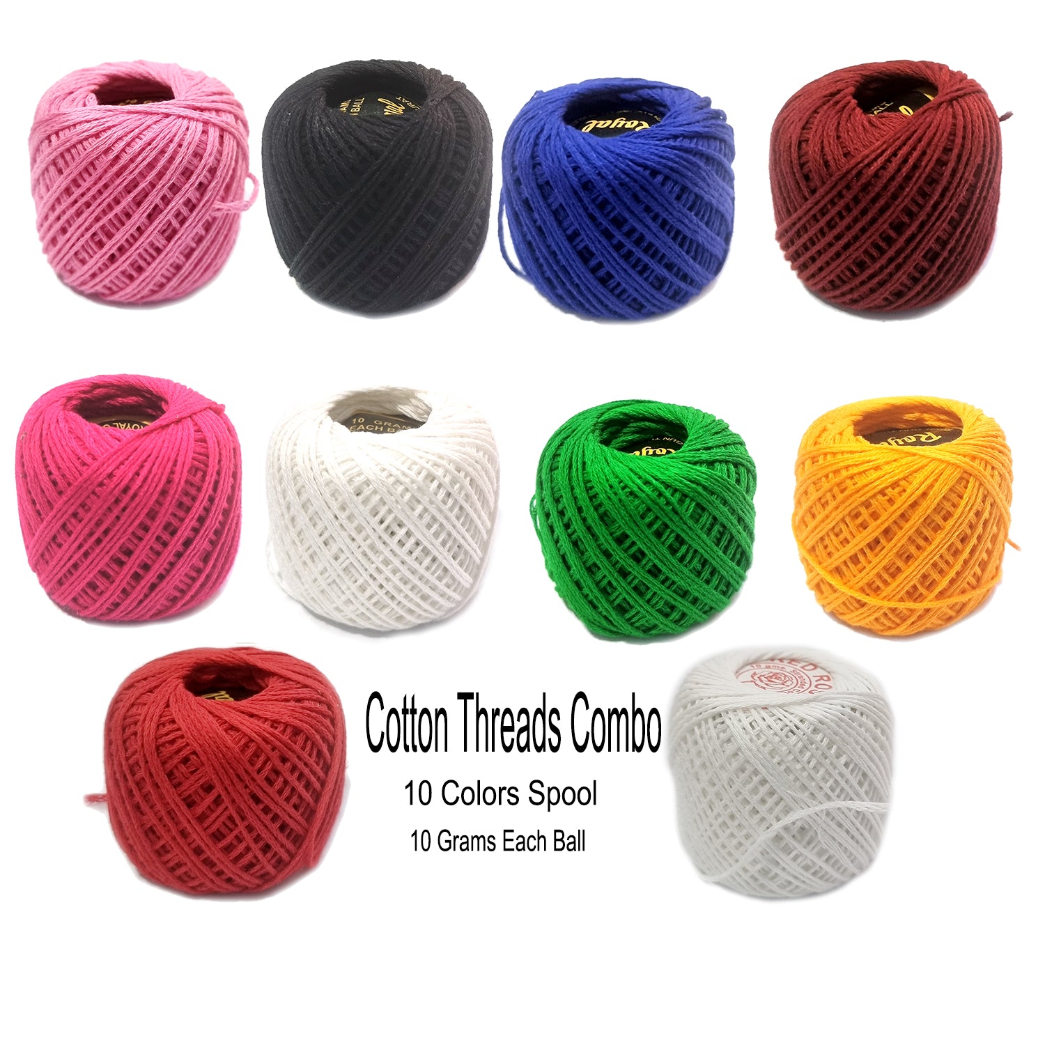 10 Colors Cotton threads Cord 1mm Pure cotton Macrame Cord Thread for ...