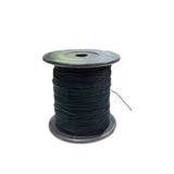 Black cotton threads for Jewelry Making, thin size about 0.4mm, Sold Per Spool of 100 meters