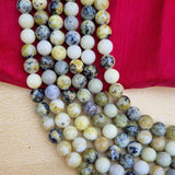 8mm, Dalmatian semi precious beads Jewelry Making, Matt finish, Natural and authentic Gemstone Beads