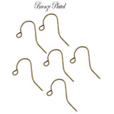 100Pcs/Lot 20x17mm Bronze Plated,Earring Wires Earrings Hooks for DIY Jewelry Making Findings Accessories