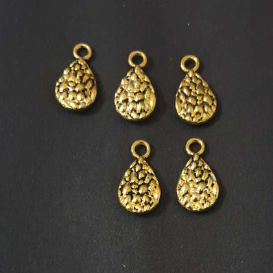 10 Pcs Pack Fruit  in approx size 11x22mm Oxidized Small Pendant Charms for Jewellery Making