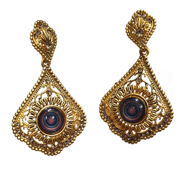 Traditional Marriage Party Bridal Earring Bold Large and Heavy Eye Catching