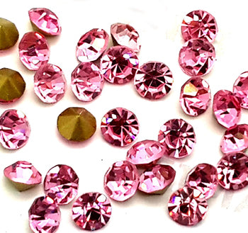 4.60mm, Flatback Chatons, Glass Rhinestone, Sold Per Pack of 144 Pcs, Size SS-19