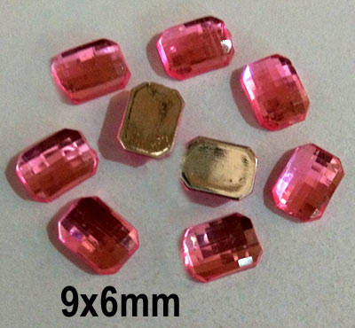 Acrylic Craft Gems Kundan Stone Used in Nail Art, Clothing, Jewelry adornment, Crafts  etc. Not adhesive Flat Back can use glue to finish your project