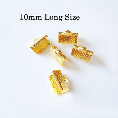 50Pcs crimp, Necklace end Tips