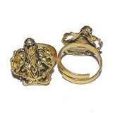 Fashion Metal Ring, Sold by Per Piece