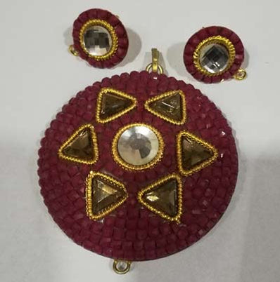 Pachi Work Fashion Pendants Set , Sold by per Set