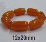 10 Pcs Pack Size about 14x30mm,Oval, Resin Beads, Amber Color,