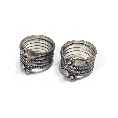 Fashion Rings Jewellry Oxidized Sold Per Piece Pack