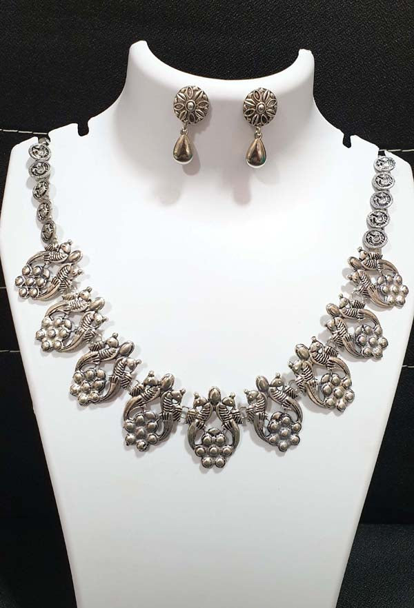 Rajasthani Boho Gypsy Oxidized metal jewellery Necklace Sold Per Piece cheapest oxidised jewellery online