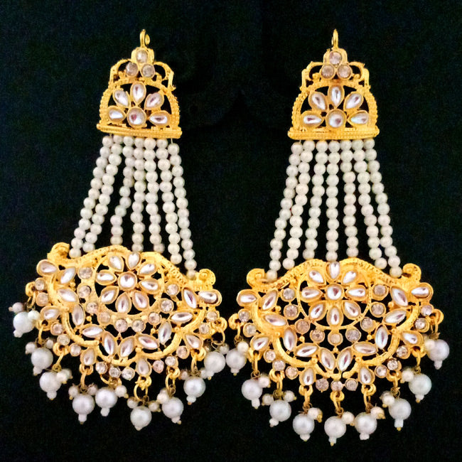 Diamond Kundan Kundan Earrings  Manufacturer,Wholesaler,Exporter,Faridabad,India