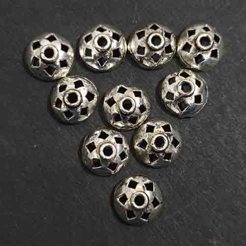 10X4mm Oxi Cap beads for Jewelry Making Sold by 50 Pcs Pack