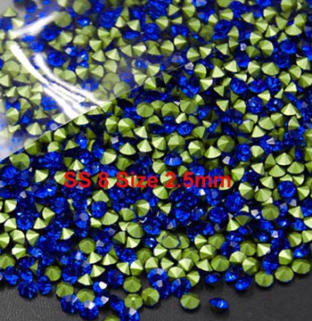 Chatons, Glass Rhinestone, Sold Per Pack of 144 Pcs, Size specified on product images