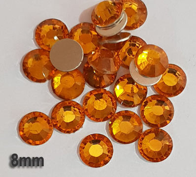 500 Pcs pack Round Acrylic stone for adornment Size mentioned on image