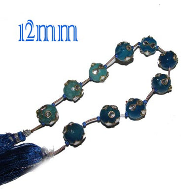 10 Pcs. Pkg. Fine Selections of Handworked Kundan Beads