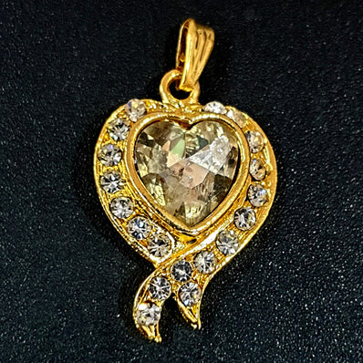 22X40mm Stone Pendants high quality stone setting gold plated Sold by Per Piece