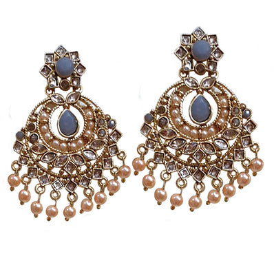 Traditional Marriage Party Bridal Earring Bold Large and Heavy Eye Catching