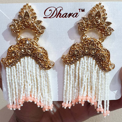 Traditional Marriage Party Bridal Earring Bold Large and Heavy Eye Catching
