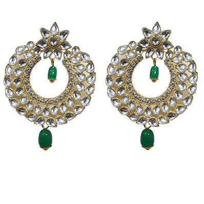 Traditional Marriage Party Bridal Earring Bold Large and Heavy Eye Catching