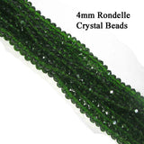 4x3mm Crystal Rondelle Beads, Crystal Glass Beads For Jewelry making Length of strand: 41 cm ( 16 inches ) About 135~140 Beads