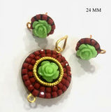 Handmade Pachi Pendant, Brass work Pachi Work Fashion Pendants Set , Sold by per Set
