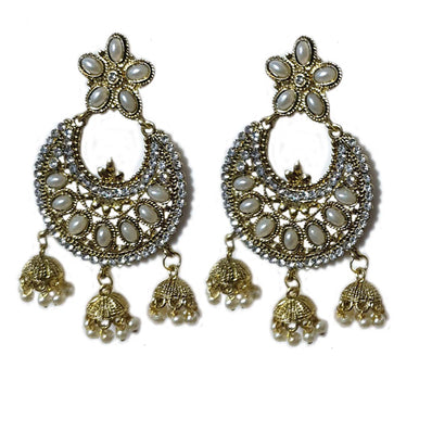 Traditional Marriage Party Bridal Earring Bold Large and Heavy Eye Catching