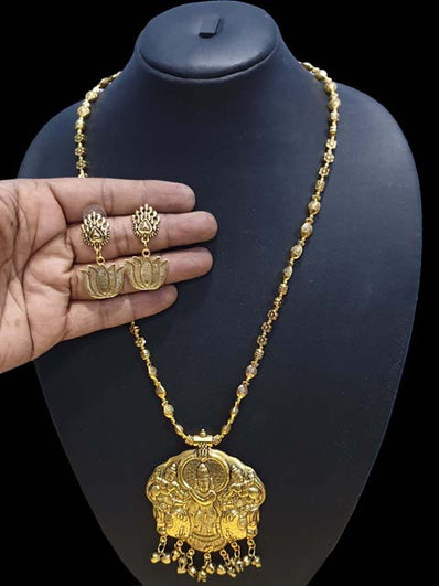 Oxidized Temple Necklace Sold By Per Piece