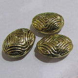 10 Pcs Pack, Approx Size 17X22mm,Aluminum Metal Beads, Antiqued, Light Weight for Tribal Jewellery