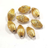 12x21mm Light Weight large size metal beads, Sold Per pack of 10 Pcs